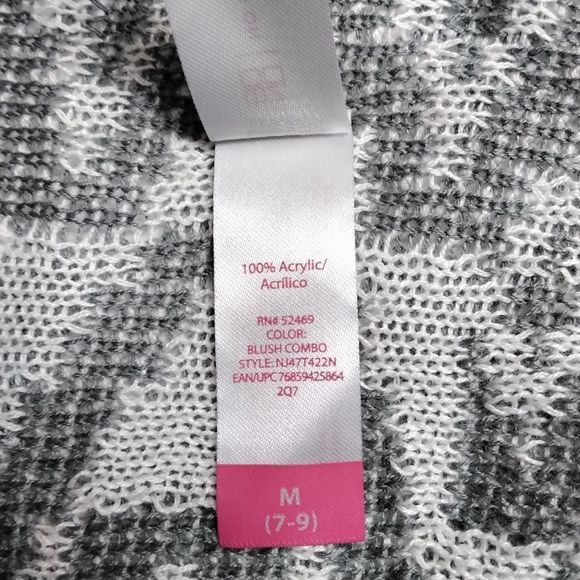 No Boundaries Cardigan Sweater Lightweight Open Knit Jr Sz M 7/9 Cottagecore - Picture 11 of 11